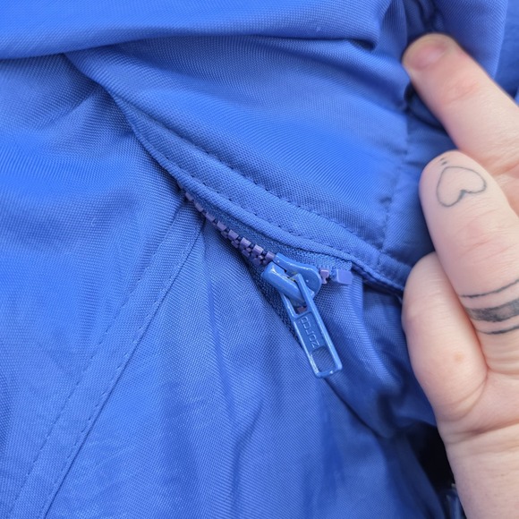 Vintage Logo 7 Kentucky Wildcats Blue Puffer Full Zip Hooded Jacket Men's Sz L - Picture 13 of 13